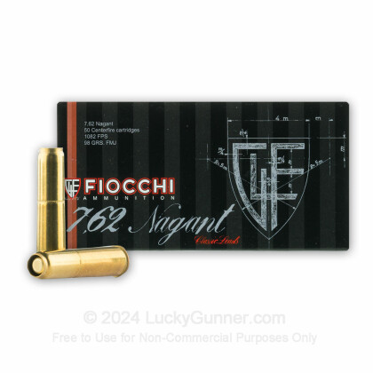 Image 2 of Fiocchi 7.62 Nagant Ammo