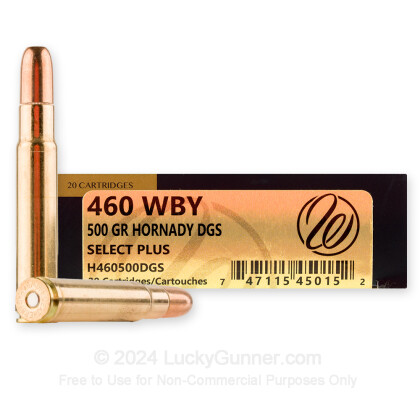 Image 1 of Weatherby Ammunition 460 Weatherby Ammo