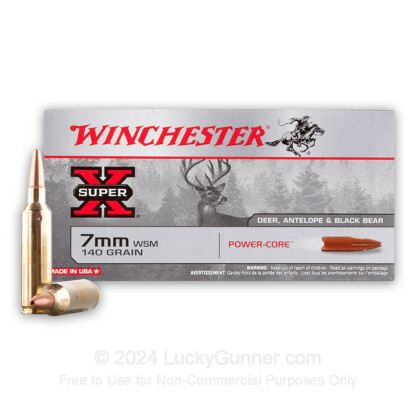 Image 2 of Winchester 7mm Winchester Short Magnum Ammo