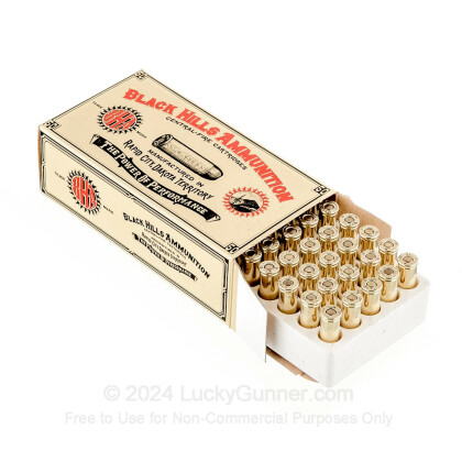 Large image of 32 H&R Magnum Ammo For Sale - 90 Grain LFN Ammo in Stock by Black Hills - 50 Rounds