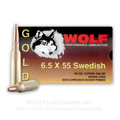 Image 2 of Wolf 6.5x55 Swedish Ammo