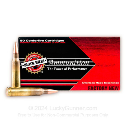Large image of Premium 5.56 NATO Ammo For Sale - 62 Grain Barnes TSX PT Ammunition in Stock by Black Hills Ammunition - 50 Rounds