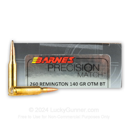 Image 1 of Barnes .260 Remington Ammo