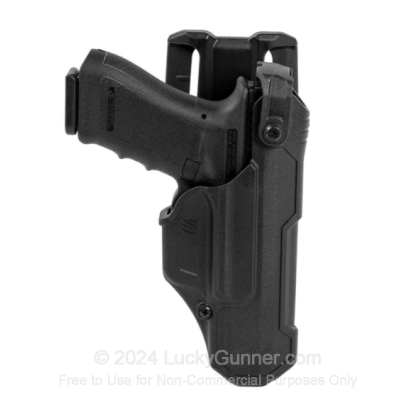 Large image of Holster - Outside the Waistband - Blackhawk - T-Series L3D Duty Holster - Right Hand
