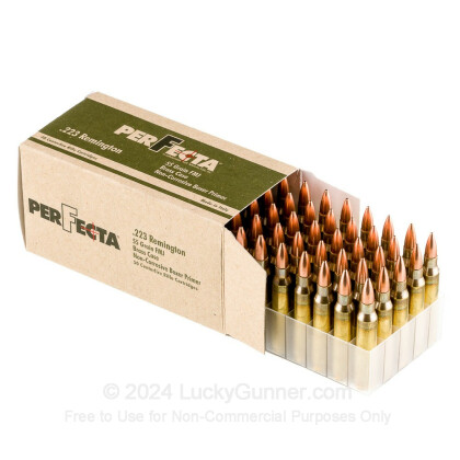 Large image of Cheap 223 Rem Ammo For Sale - 55 Grain FMJ Ammunition in Stock by Fiocchi PerFecta - 50 Rounds