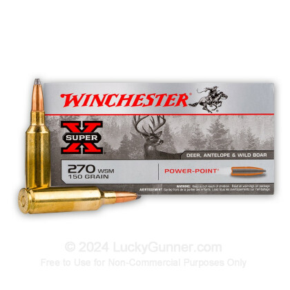 Image 2 of Winchester .270 Winchester Short Magnum Ammo