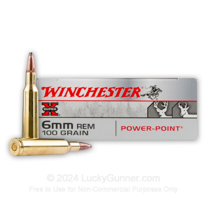 Image 1 of Winchester 6mm Remington Ammo