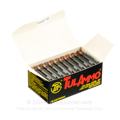 Large image of Bulk 223 Rem Ammo For Sale - 62 Grain HP Ammunition in Stock by Tula - 1000 Rounds