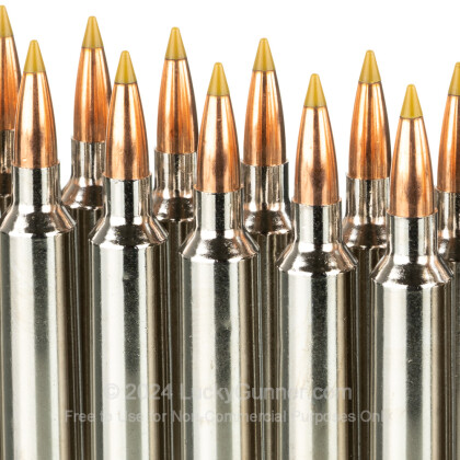 Large image of Premium 28 Nosler Ammo For Sale - 160 Grain Tipped MatchKing Ammunition in Stock by Browning Long Range Pro - 20 Rounds