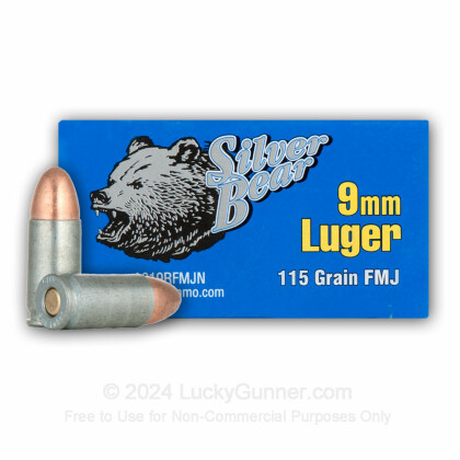Image 2 of Silver Bear 9mm Luger (9x19) Ammo