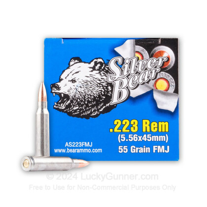 Image 2 of Silver Bear .223 Remington Ammo