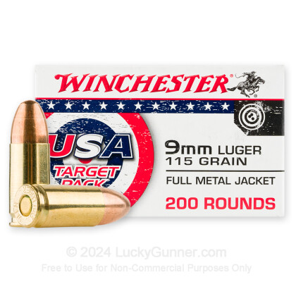 Image 1 of Winchester 9mm Luger (9x19) Ammo