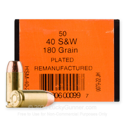 Image 1 of HSM Ammunition .40 S&W (Smith & Wesson) Ammo