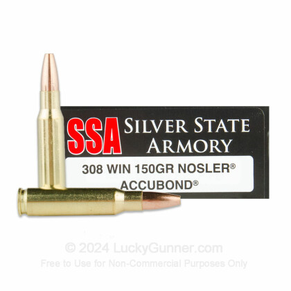 Image 1 of Silver State Armory .308 (7.62X51) Ammo