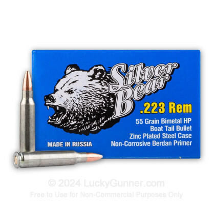 Image 1 of Silver Bear .223 Remington Ammo