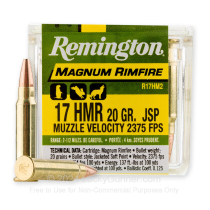 Image 1 of Remington .17 HMR Ammo