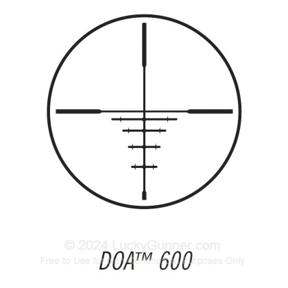 Large image of Rifle Scope For Sale - 3-9x - 40mm 733960B - DOA 600 Deer Hunting - Black Matte Bushnell Optics Rifle Scopes in Stock