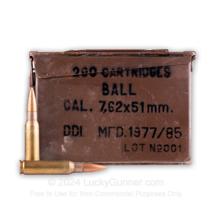 Image 1 of Military Surplus .308 (7.62X51) Ammo