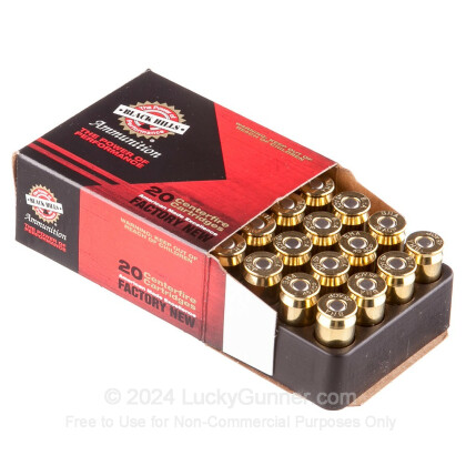 Large image of Premium 45 ACP Ammo For Sale - 230 Grain JHP Ammunition in Stock by Black Hills - 20 Rounds