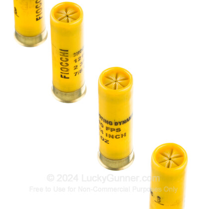 Large image of Cheap 20 Gauge Ammo For Sale - 2-3/4" 7/8oz. #8 Shot Ammunition in Stock by Fiocchi - 250 Rounds