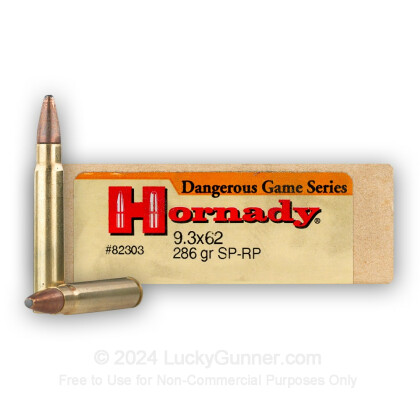Image 1 of Hornady 9.3x62 Mauser Ammo