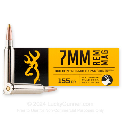 Image 1 of Browning 7mm Remington Magnum Ammo