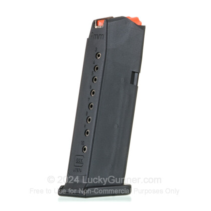 Large image of Factory Glock 9mm G43X/48 10 Round Magazine For Sale - 10 Rounds