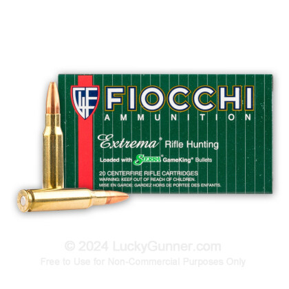 Large image of Bulk 308 Winchester - 165 Grain Sierra GameKing HPBT - Fiocchi Hunting Ammo - 200 Rounds