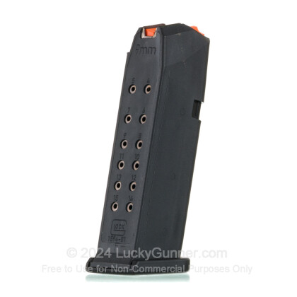 Large image of Factory Glock 9mm Generation 5 G19 15 Round Magazine For Sale - 15 Rounds