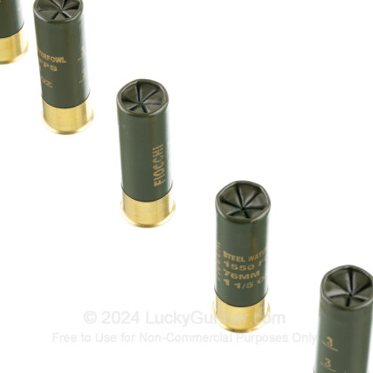 Large image of Premium 12 Gauge Ammo For Sale - 3” 1-1/5oz. #3 Steel Shot Ammunition in Stock by Fiocchi - 25 Rounds