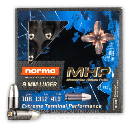 Image 2 of Norma 9mm Luger (9x19) Ammo