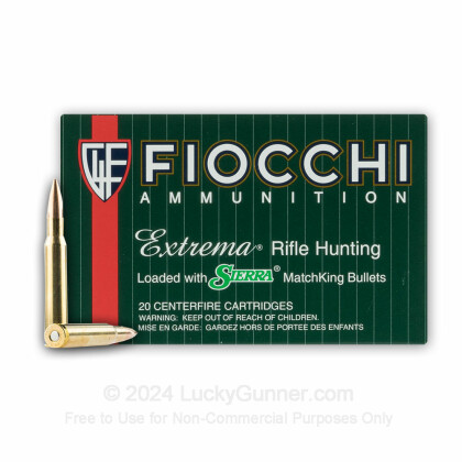 Large image of Bulk 30-06 Ammo For Sale - 168 Grain MatchKing HP Ammunition in Stock by Fiocchi Extrema - 200 Rounds