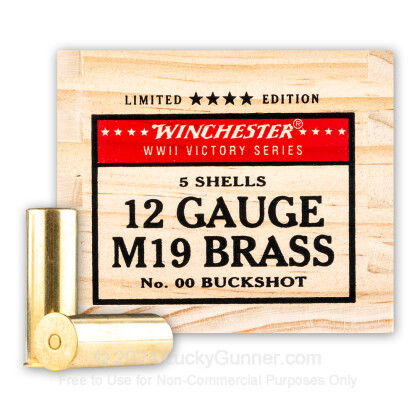 Winchester Ammunition WWII Victory Series, 12 Gauge, 2.75, 00