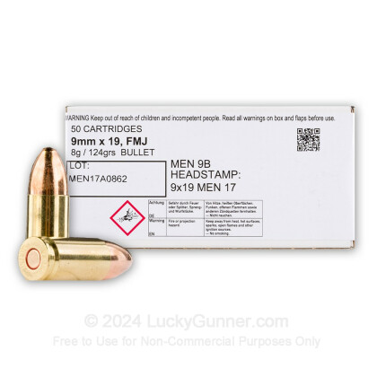 Image 2 of MEN 9mm Luger (9x19) Ammo