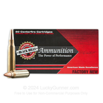 Large image of Premium 223 Rem Ammo For Sale - 62 Grain Barnes TSX Ammunition in Stock by Black Hills - 50 Rounds