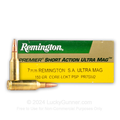 Image 1 of Remington 7mm Sa Ultra Mag Ammo
