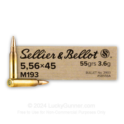 Image 1 of Sellier & Bellot 5.56x45mm Ammo