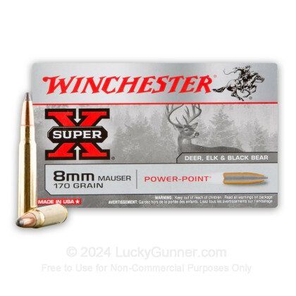 Image 2 of Winchester 8mm Mauser (8x57mm JS) Ammo