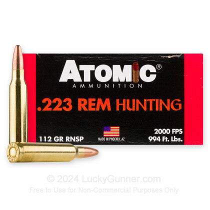 Image 1 of Atomic Ammunition .223 Remington Ammo