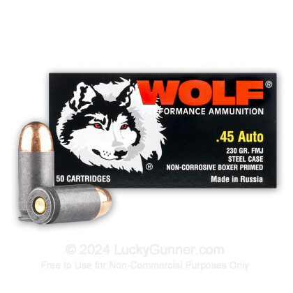Image 2 of Wolf .45 ACP (Auto) Ammo