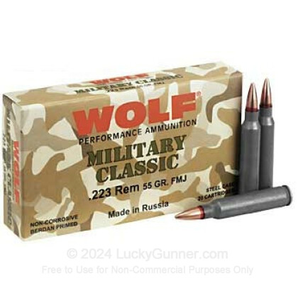 Image 8 of Wolf .223 Remington Ammo