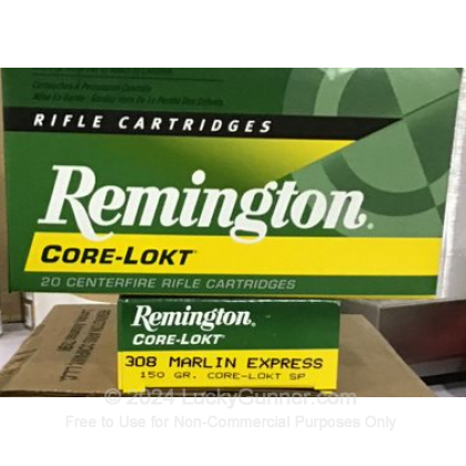Image 1 of Remington 308 Marlin Ammo