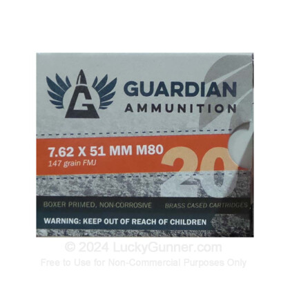 Image 1 of ZQI Ammunition .308 (7.62X51) Ammo