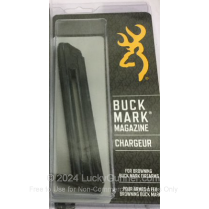 Large image of Factory Browning 22 LR Buck Mark 10 Round Magazine For Sale - 10 Rounds