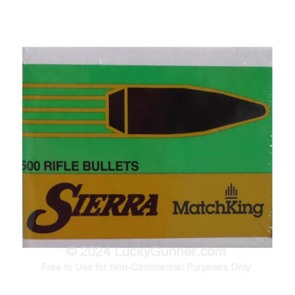 Large image of Bulk .308 Bullets For Sale - 180 Grain HPBT Bullets in Stock by Sierra MatchKing - 500 Bullets