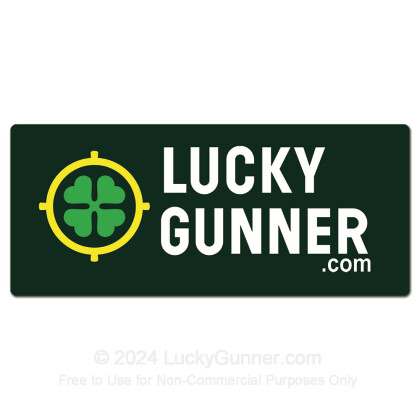 Large image of Lucky Gunner bumper sticker - 1
