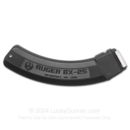 Large image of Ruger BX-25 10/22 High Capacity Factory Magazine For Sale - 25 Rounds