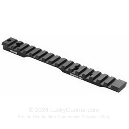 Large image of Cheap 1-Piece Tactical Picatinny Rail Base for Mounting Scope Rings by Weaver - Extended Multi-Slot Base Provides 1" Forward Length