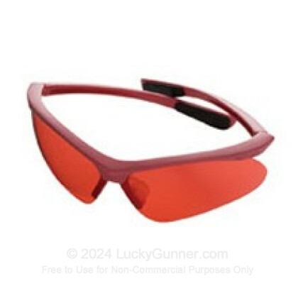 Large image of Champion Rose Colored Shooting Glasses with Pink Rims For Sale - 40605 - Champion Glasses in Stock