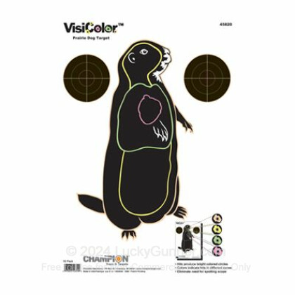 Large image of Champion VisiColor Prairie Dog Targets For Sale - Reactive Indicator Targets In Stock